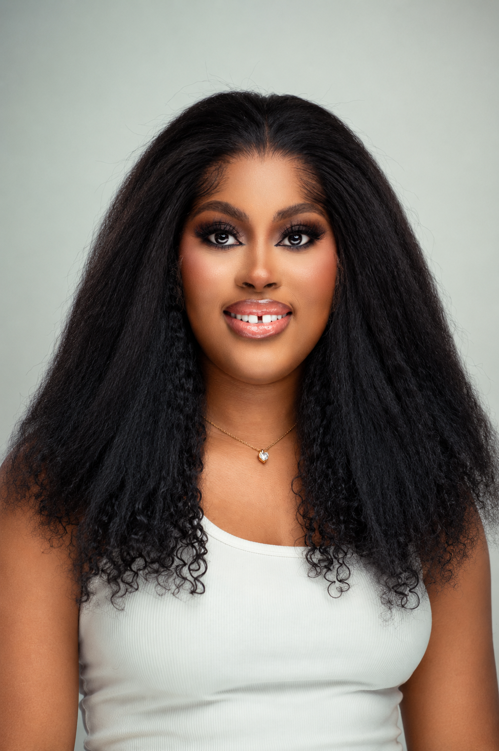 Peruvian 13×4 Frontal Wig – Natural Black-Lagos hair line | 18inches| 180% Density