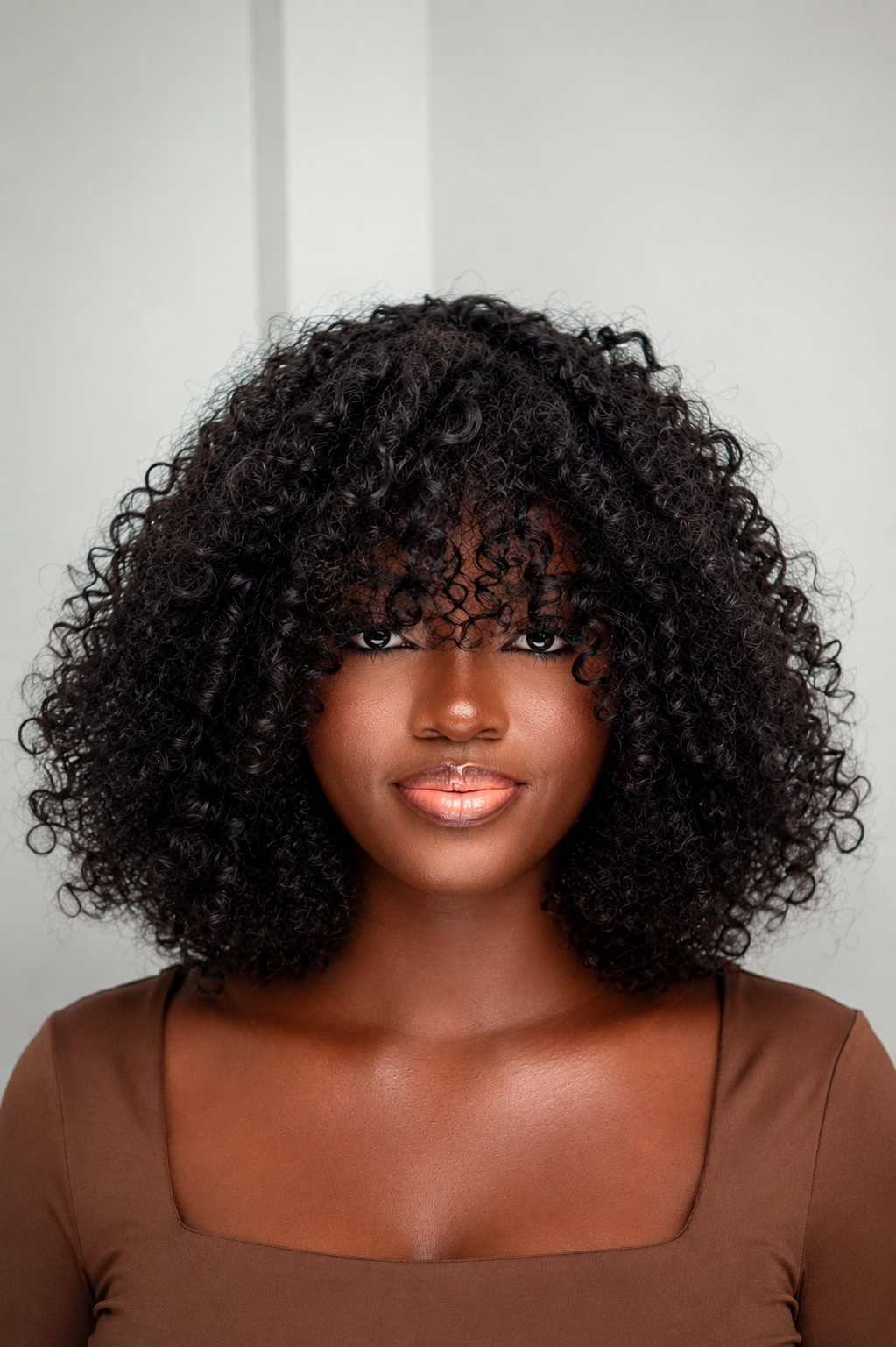 Afro Kinky Curly Peruvian Wig-14 Inches