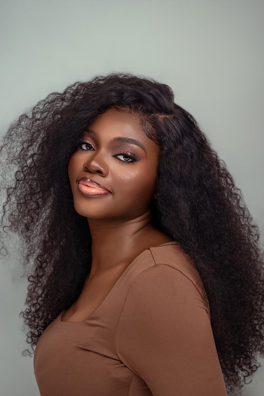 22-Inch Kinky Curly 13x4 HD Frontal Wig