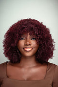 Afro Kinky Curly Peruvian Wig-14 Inches